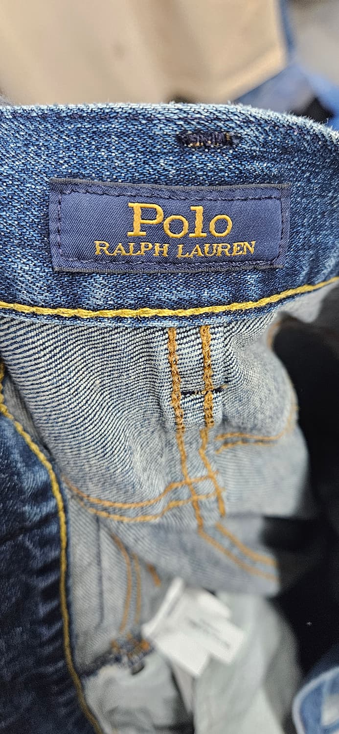 (큐알정품 최신형)폴로 랄프로렌 블루 데님 청바지 36X32 상품이미지5