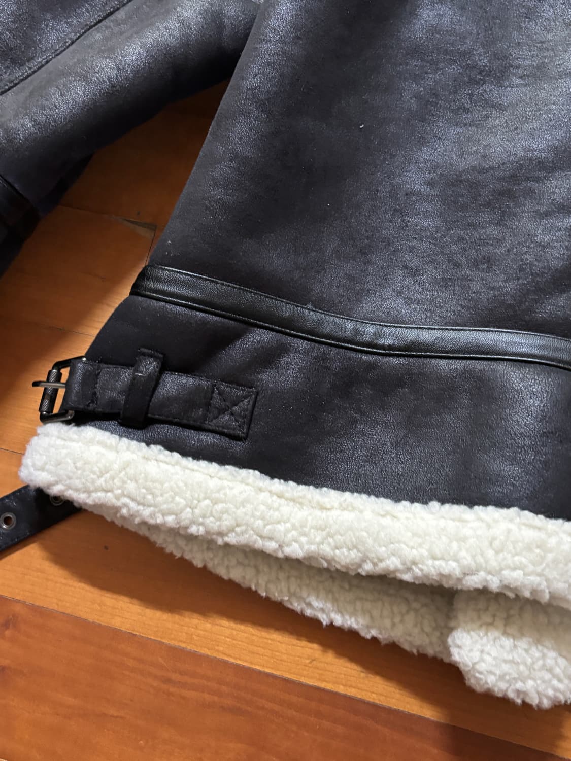 행텐 무스탕 자켓 라지 사이즈 상품이미지5