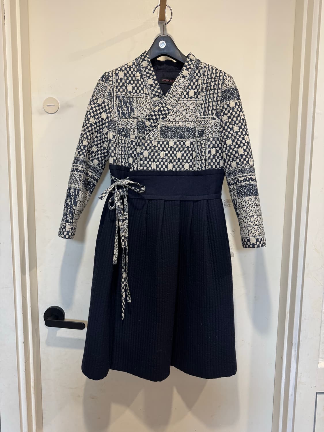 꼬마크 돌실나이 생활한복 철릭 원피스 누빔 상품이미지1