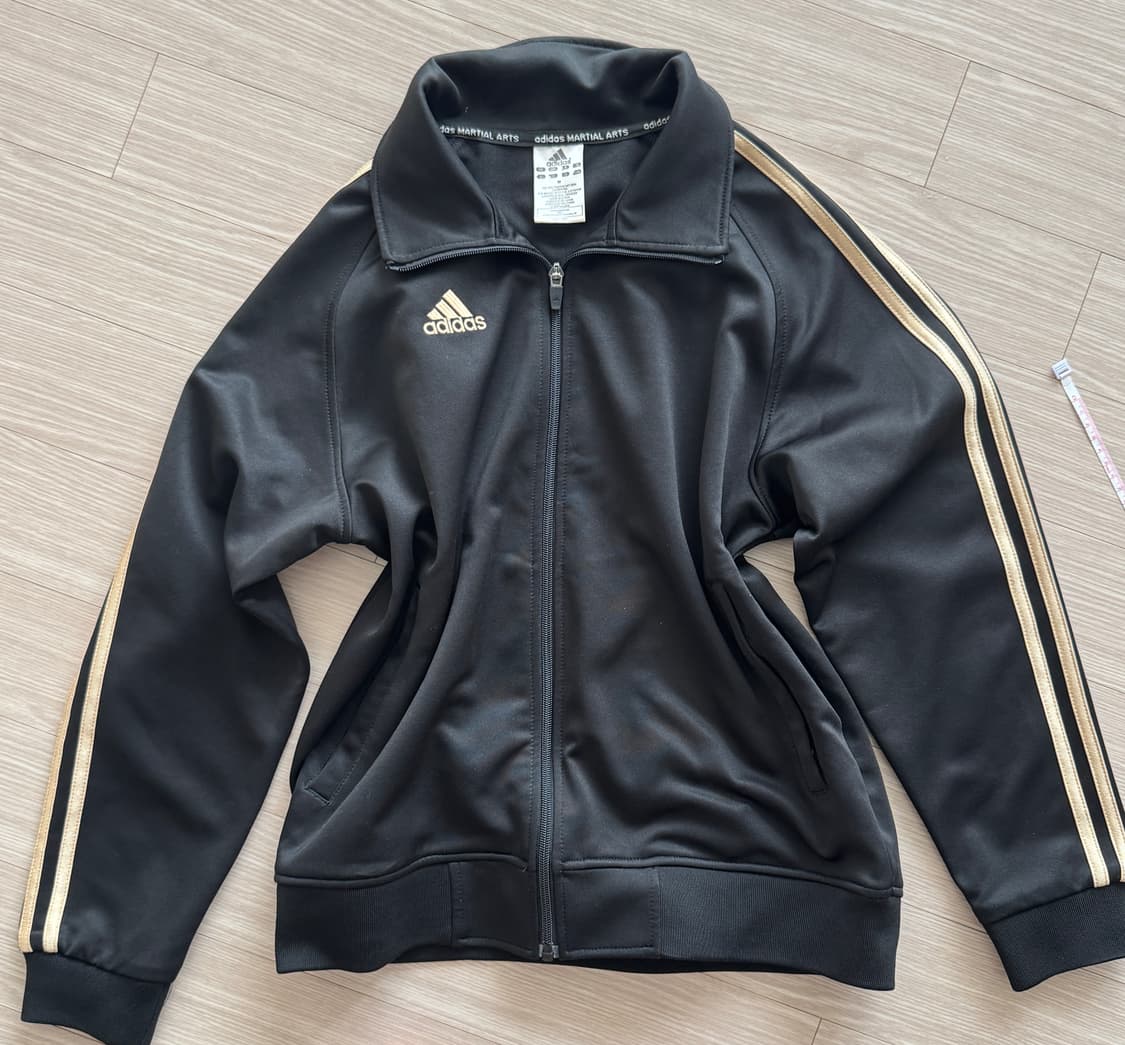 아디다스 져지 아디다스 삼선 검정 골드 상품이미지1