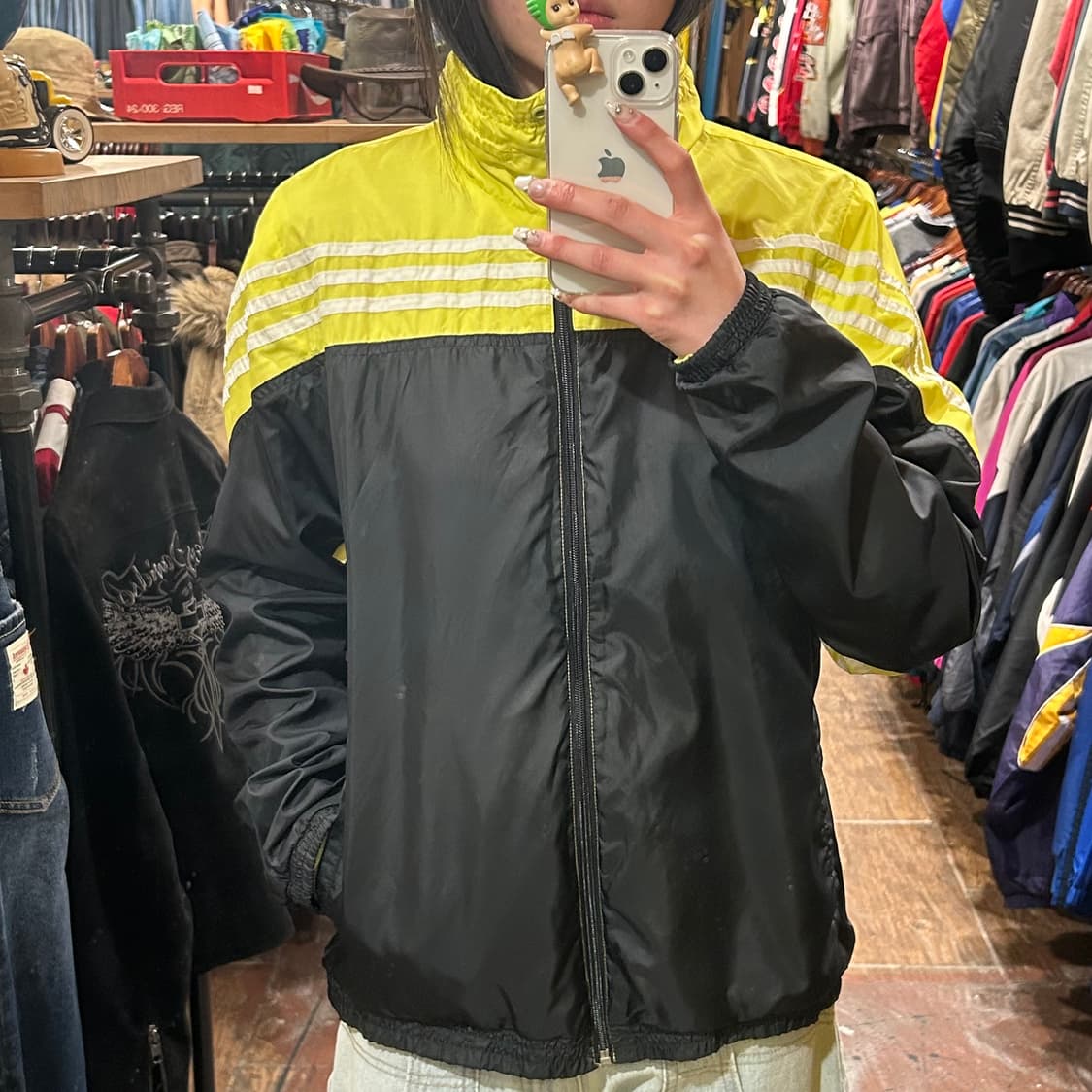 [HI] 이디다스 바람막이 옐로우&블랙 상품이미지2