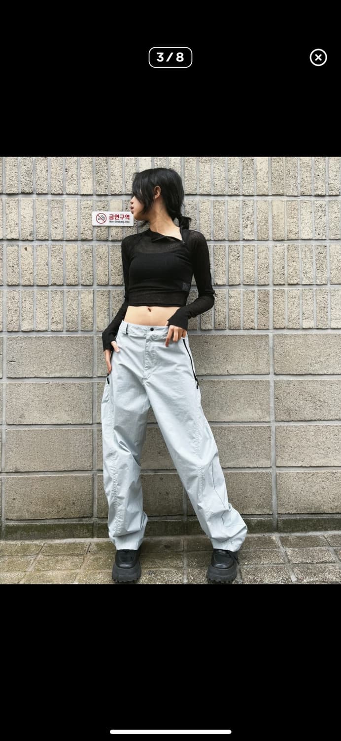 혜인서 와이드 윈드브레이커 팬츠 상품이미지3