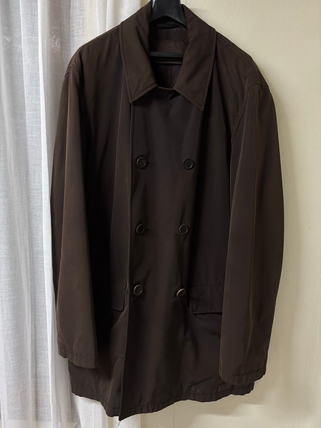 Prada 90's double breasted coat 상품이미지3