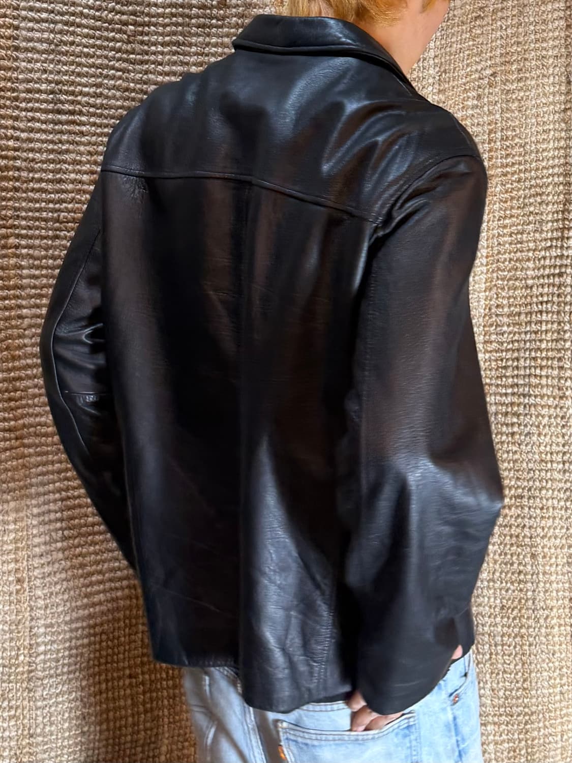 빈티지 양가죽 레더자켓 상품이미지4