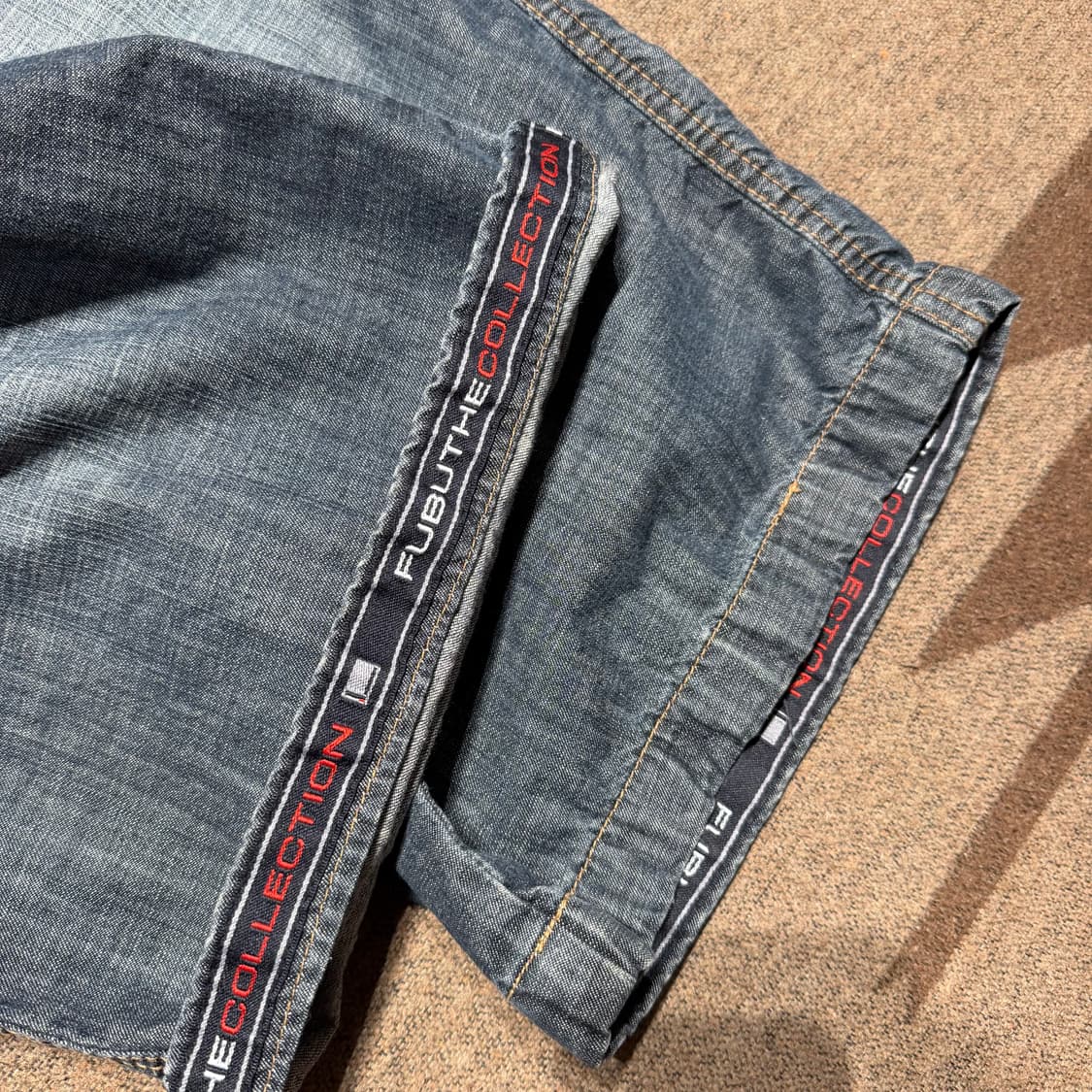 FUBU 후부 00s y2k 올드스쿨 버뮤다 데님 팬츠 35 반바지 상품이미지5