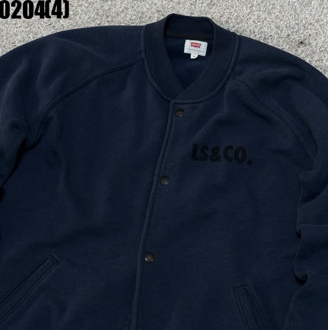 [M] 리바이스 LS&CO 스냅 버튼 플리스 블루종 자켓 0204(4) 상품이미지3