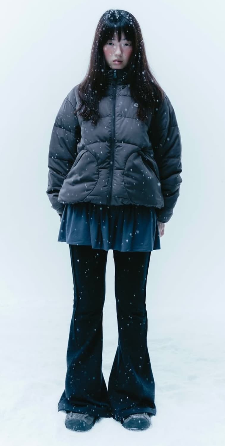 코이세이오 패딩 패디드 자켓 다크 브라운 상품이미지3