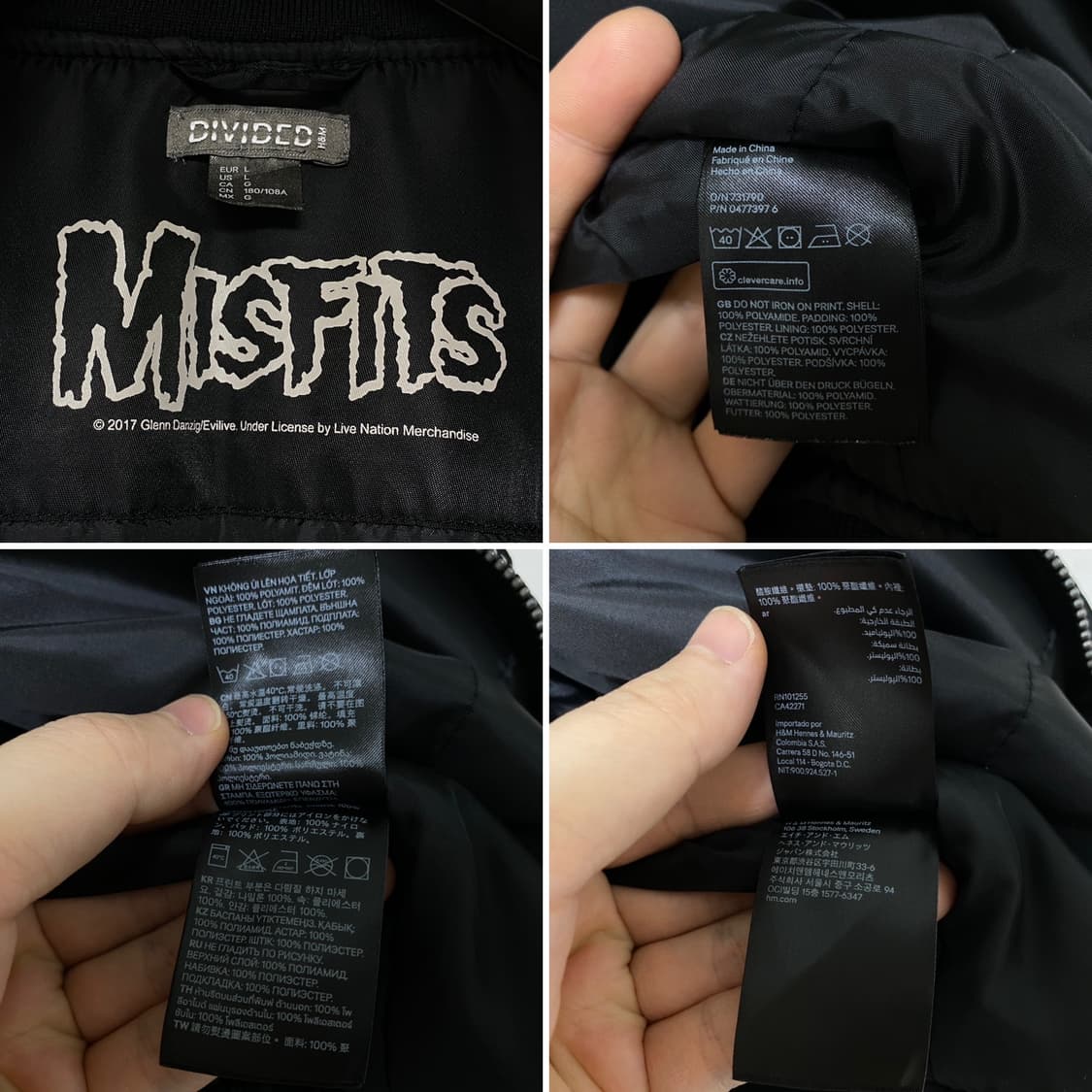 MISFITS X H&M MA-1 JACKET 상품이미지7