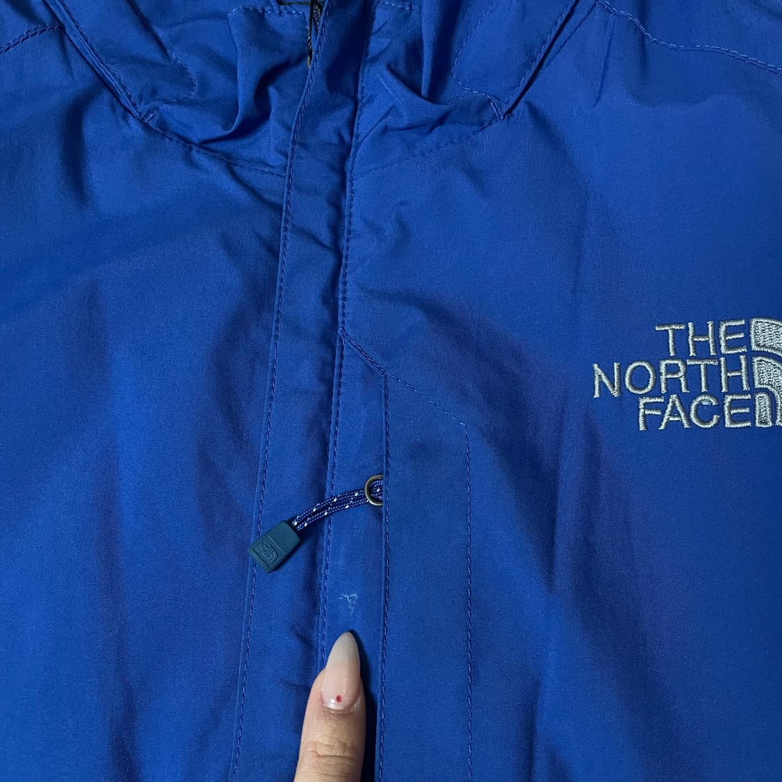 노스페이스 블루 나일론 바람막이 자켓 95 상품이미지4