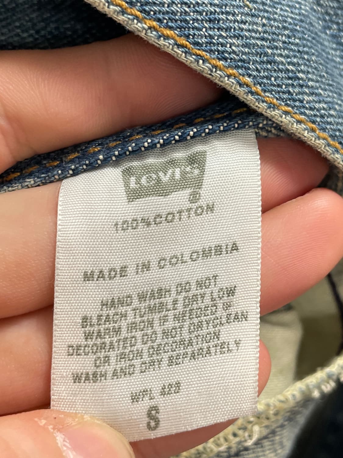 리바이스 3세대 워싱 청자켓 (on.407) 상품이미지5