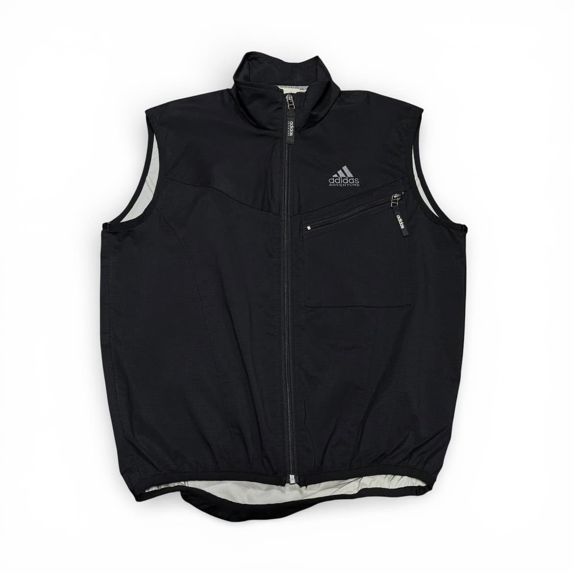 L 아디다스 어드벤쳐 재팬 블랙 립스탑 바람막이 조끼 베스트 상품이미지1