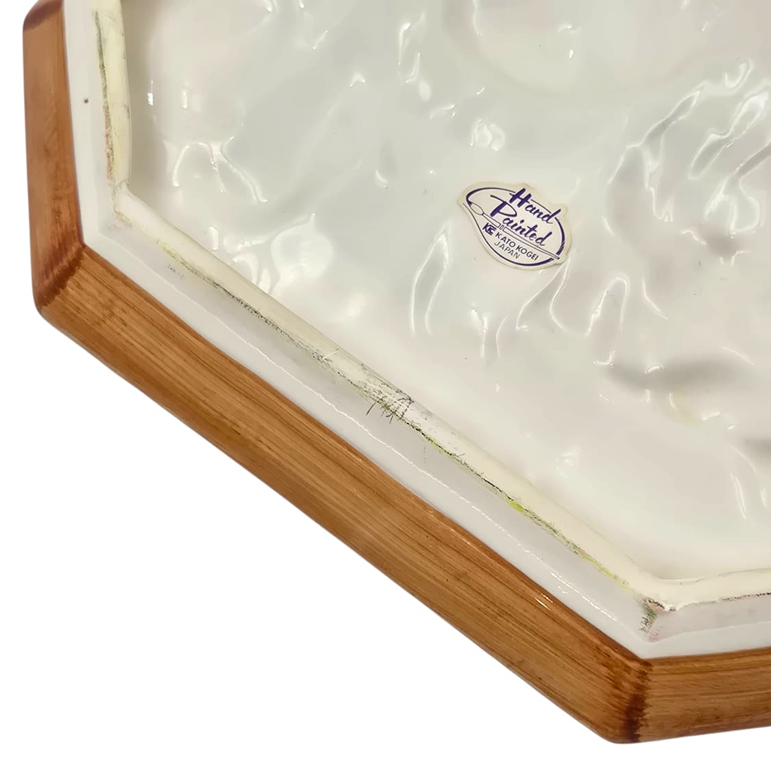 70s 가토 고양이&강아지 포셀린 벽걸이 3D 액자 상품이미지5