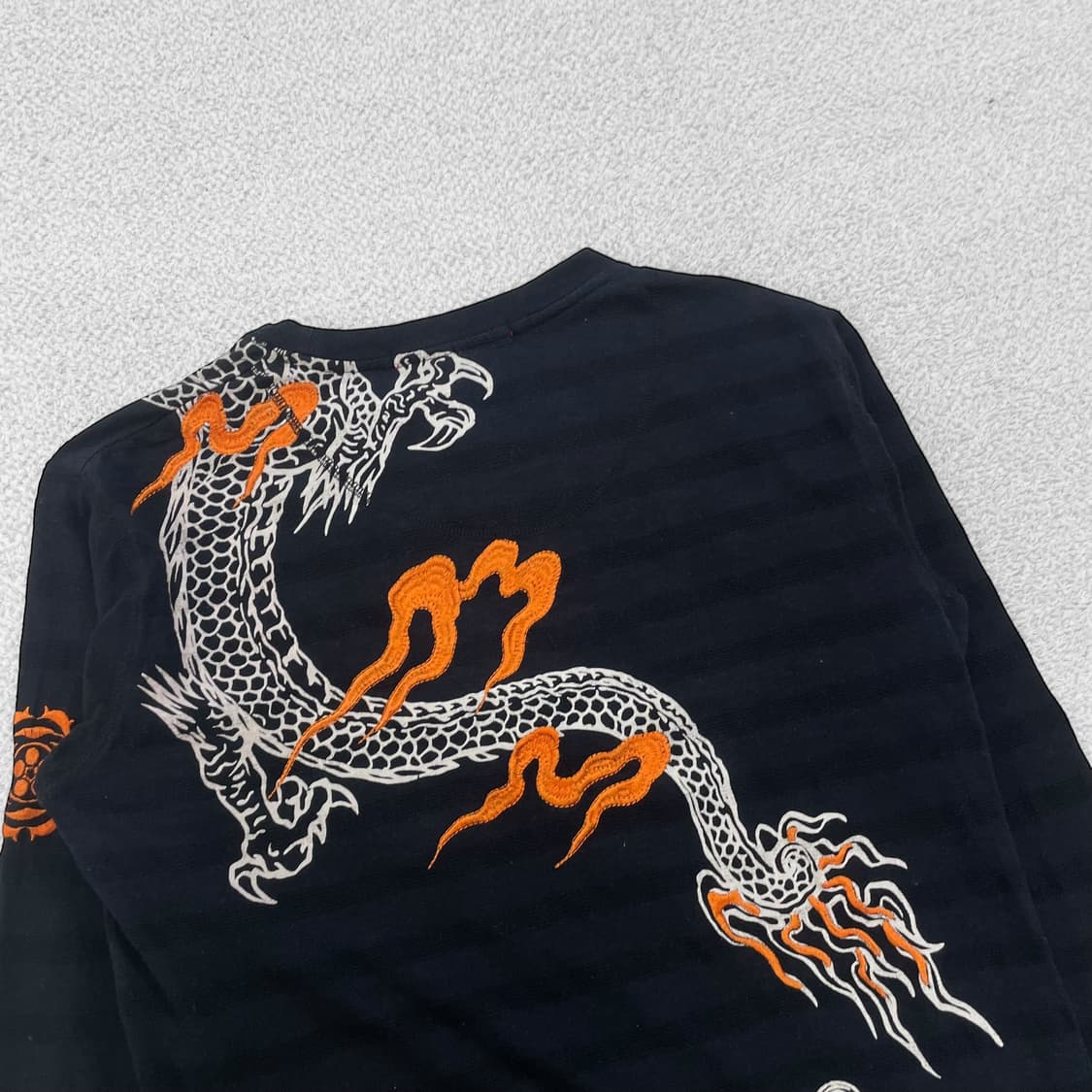 Jpn 일본빈티지 오리엔탈 용자수 스트라이프 롱슬리브 상품이미지4