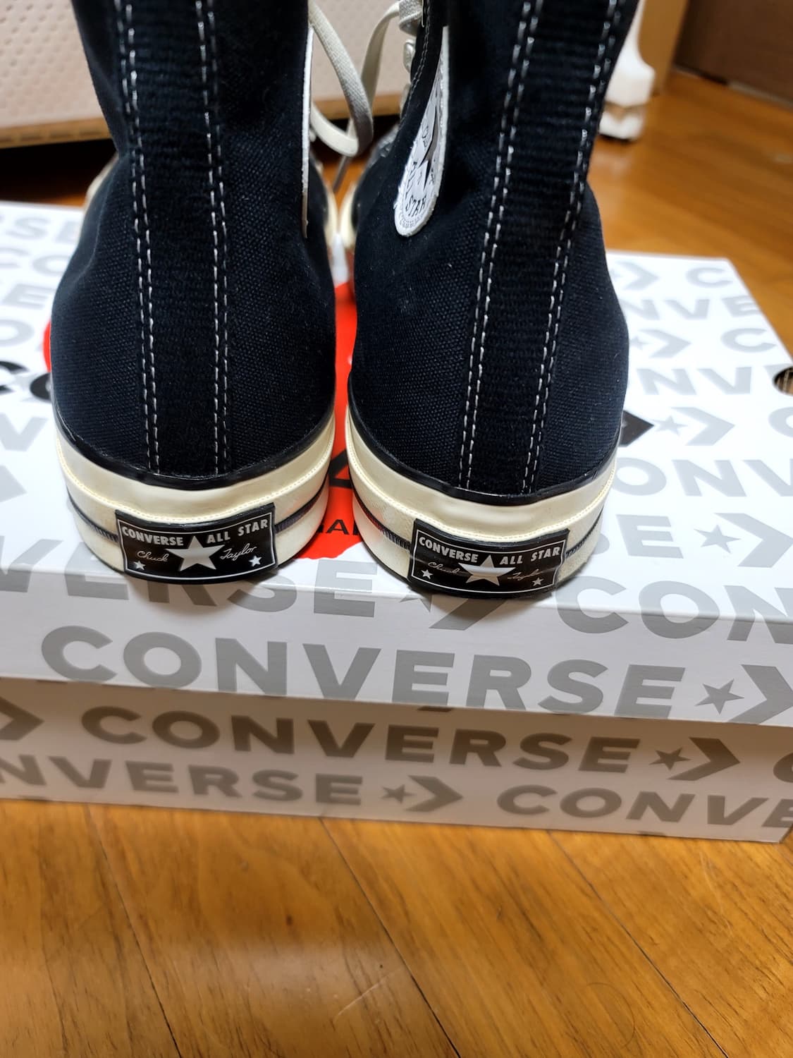 컨버스 척 70 하이 블랙 295사이즈 상품이미지5