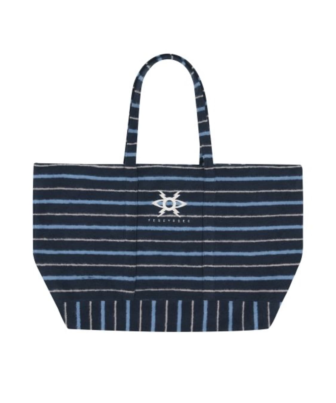예스아이씨 토트백 Y.E.S Stripe Tote Bag Navy 상품이미지1