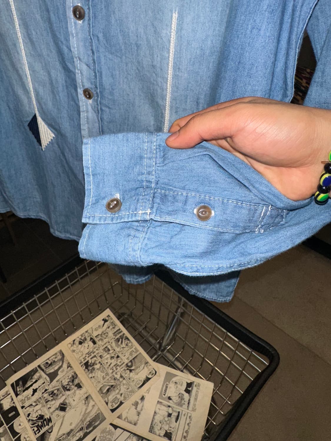 Anti Ballistic ethnic Denim Shirt 상품이미지7