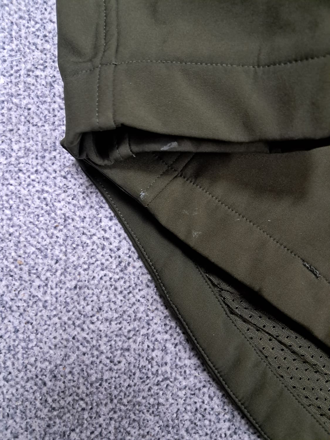 스페이드  후드 소프트쉘 자켓 올리브 상품이미지4