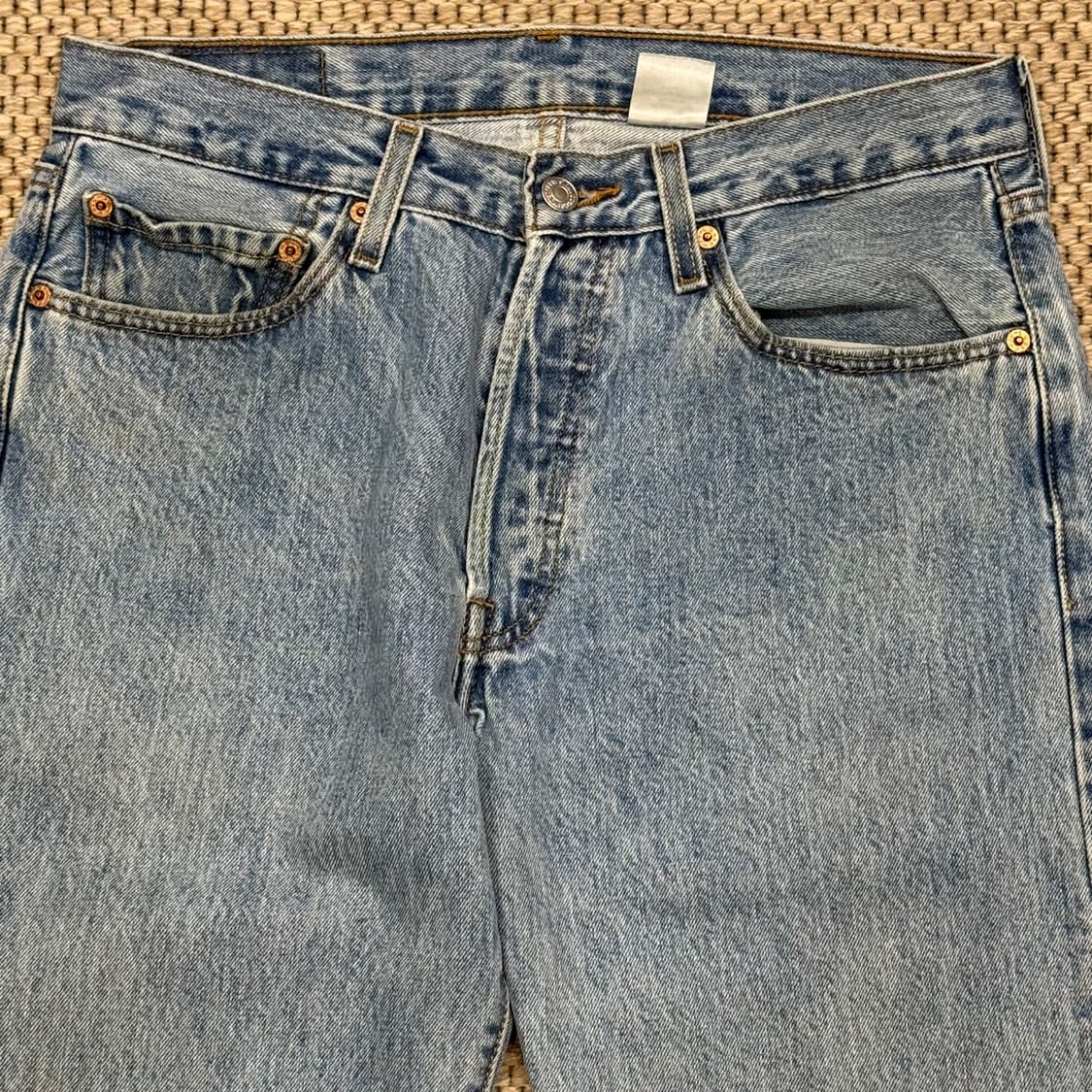 리바이스 501 00s Y2K levis 빈티지 구제 청바지 연청 워싱 상품이미지1