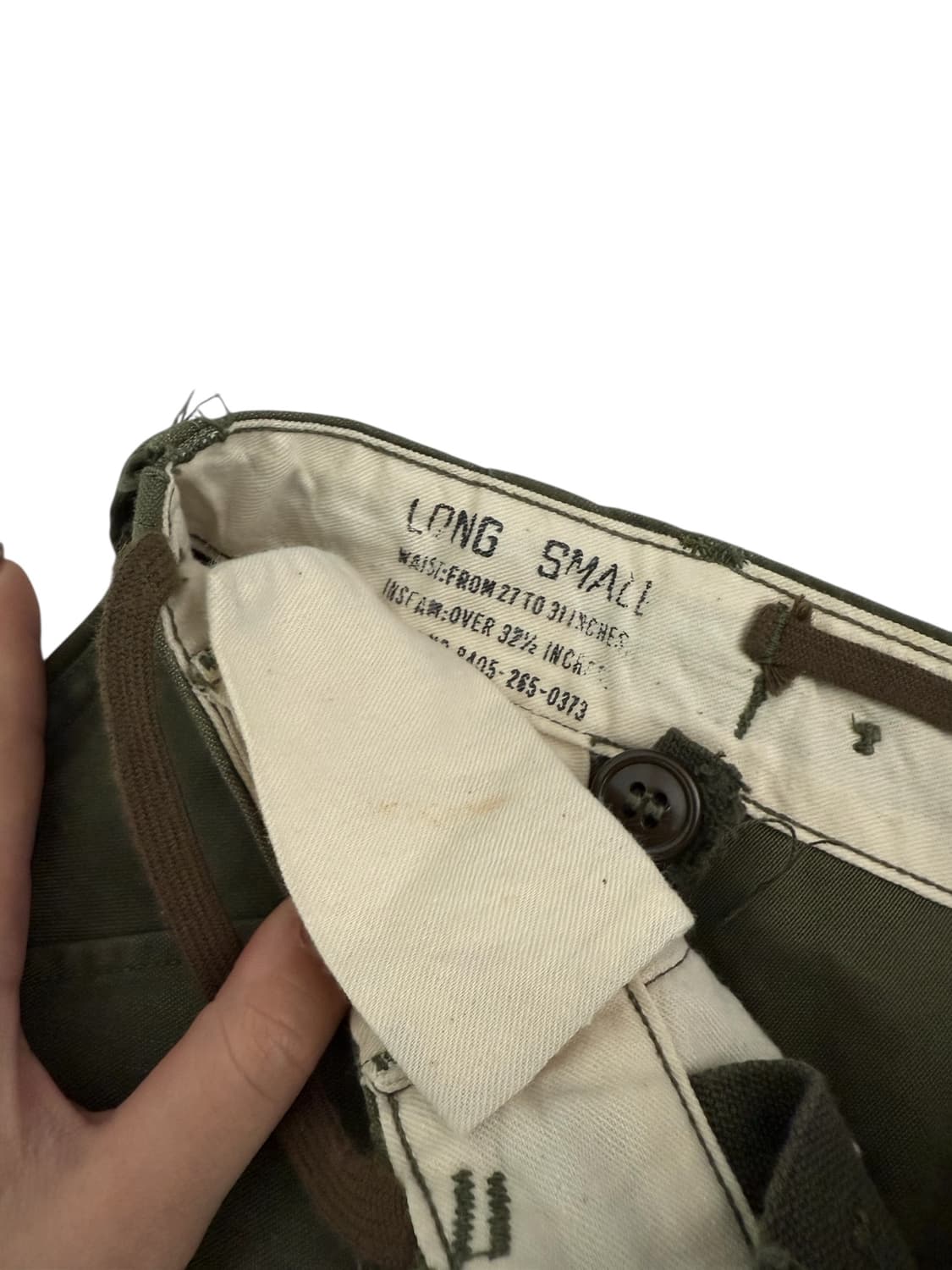 빈티지 카키 카고팬츠 상품이미지6