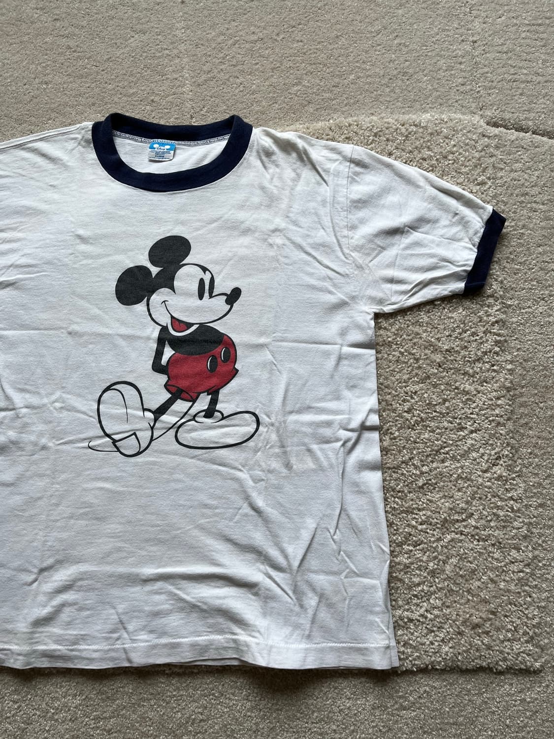 80s Disney 미키마우스 링거 티셔츠 (100-103) 상품이미지3