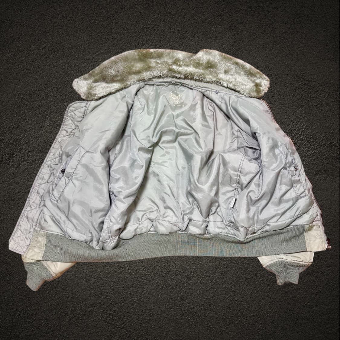 US AIR FORCE 에어포스 미공군 MA-1 플라이트 항공 자켓 상품이미지7