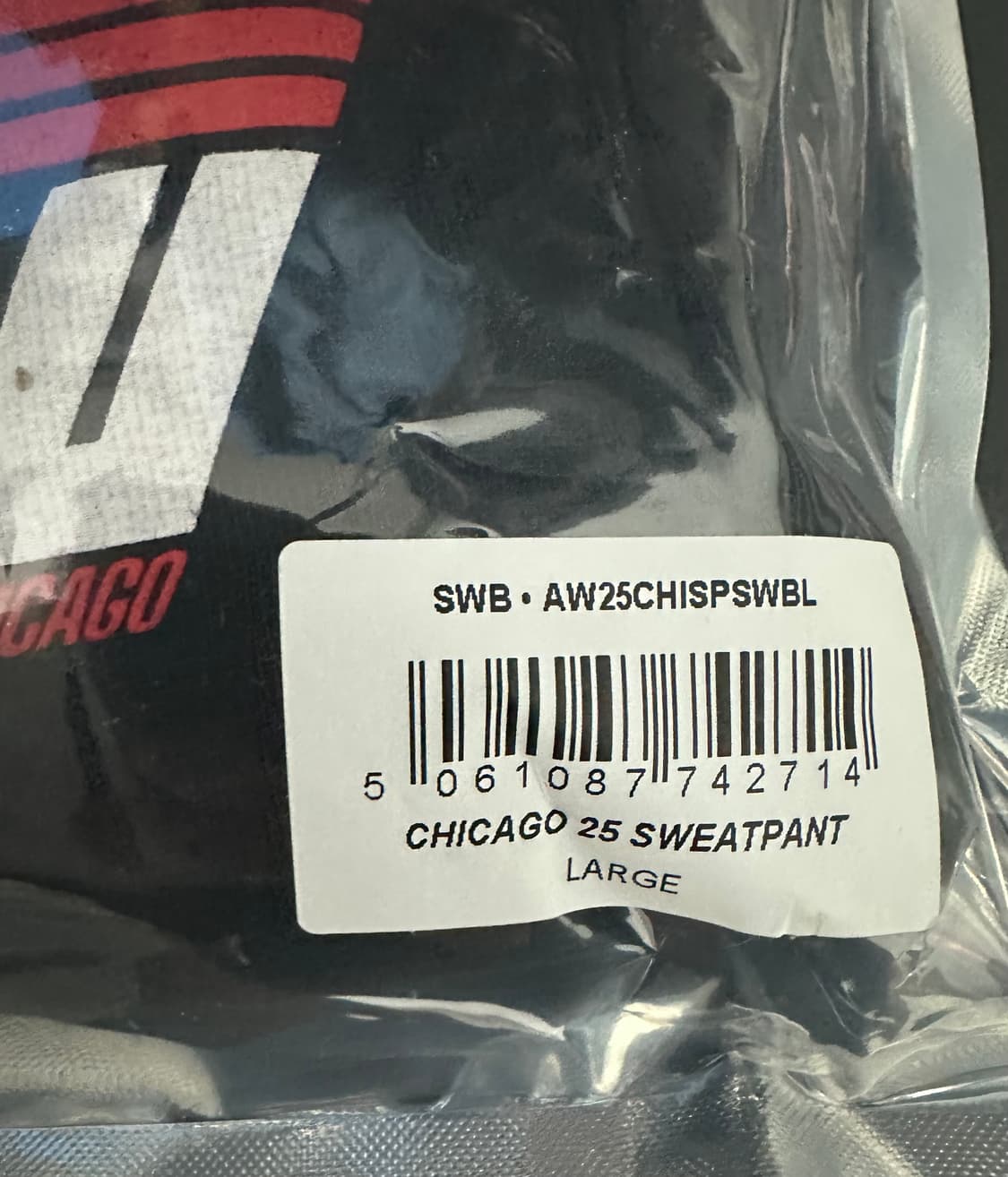 UVU 시카고 25 스웨트팬츠 블랙(조거팬츠, 스웻팬츠) L 상품이미지4