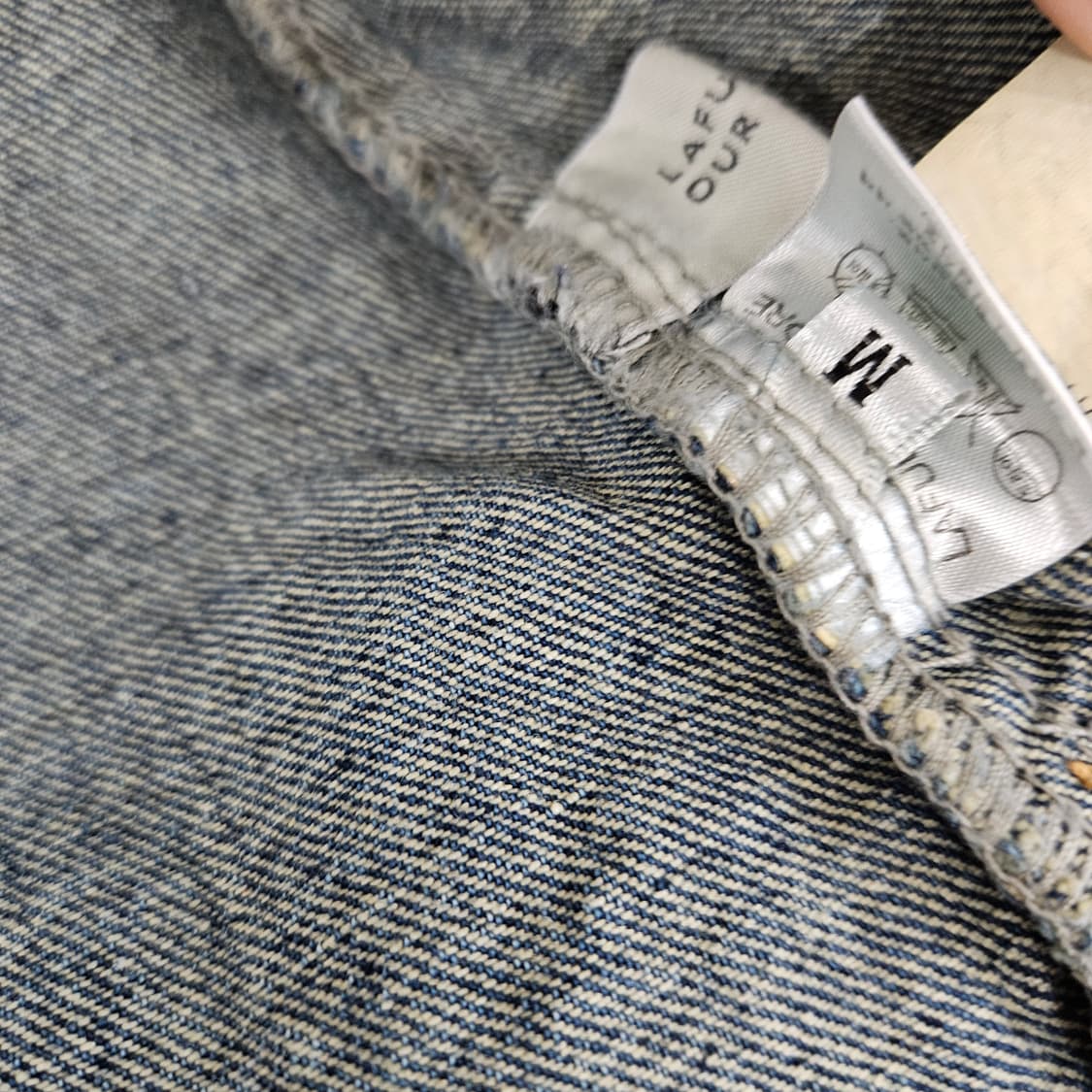 라퍼지스토어 워싱 데님 청자켓 남자100 상품이미지9