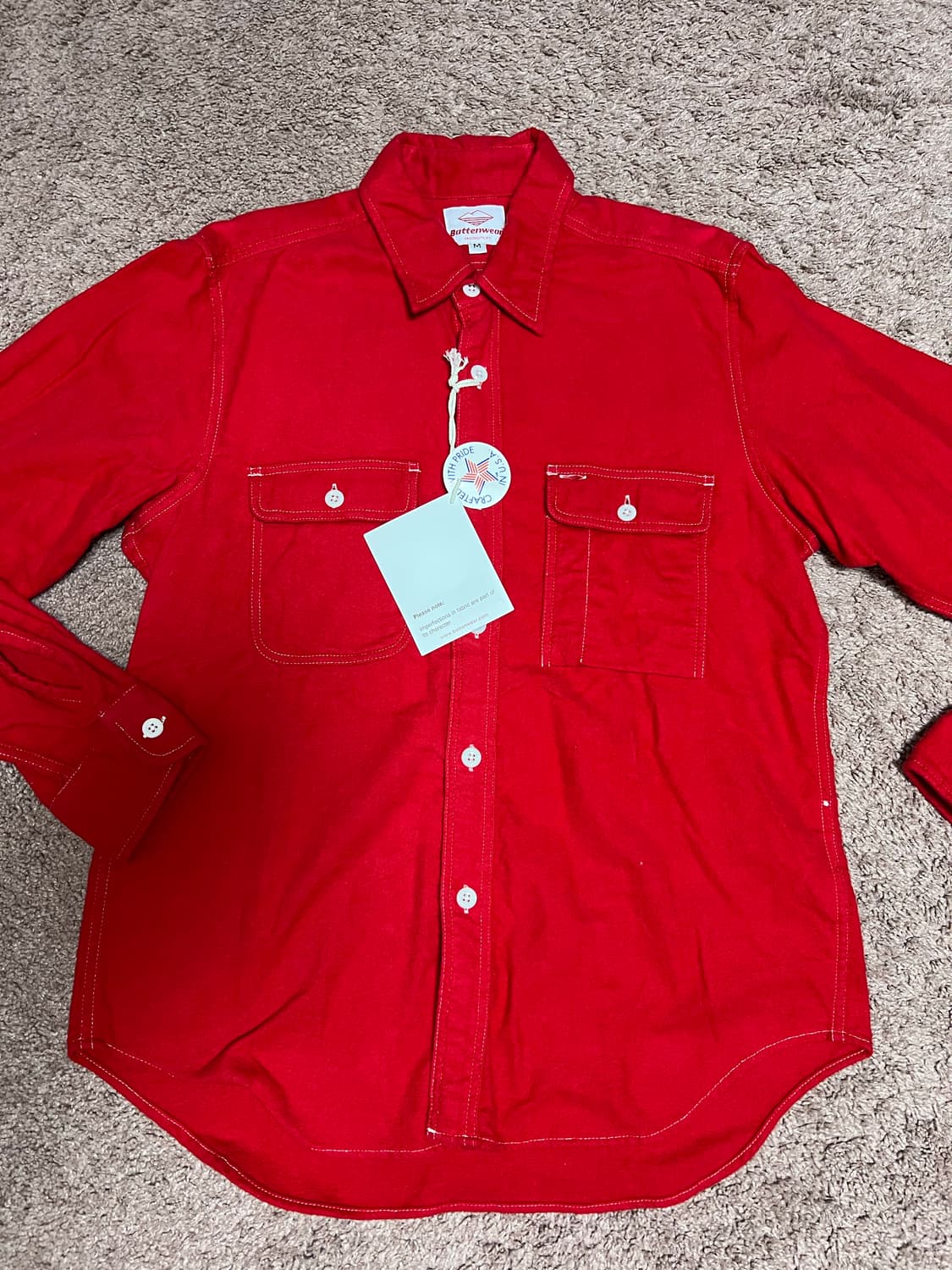 바튼웨어 헤비코튼 셔츠(새상품) 상품이미지1