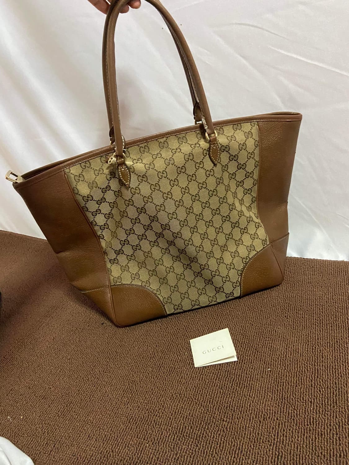 구찌 가죽 자가드 숄더백 상품이미지1