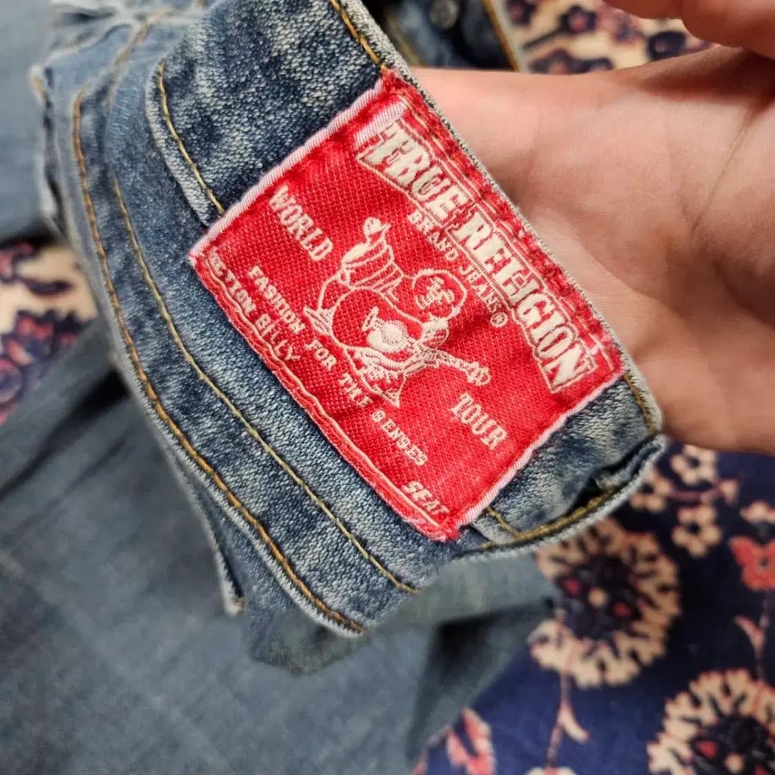 트루릴리젼 00's 빈티지 빌리 로우라이즈 부츠컷 데님 팬츠 상품이미지5