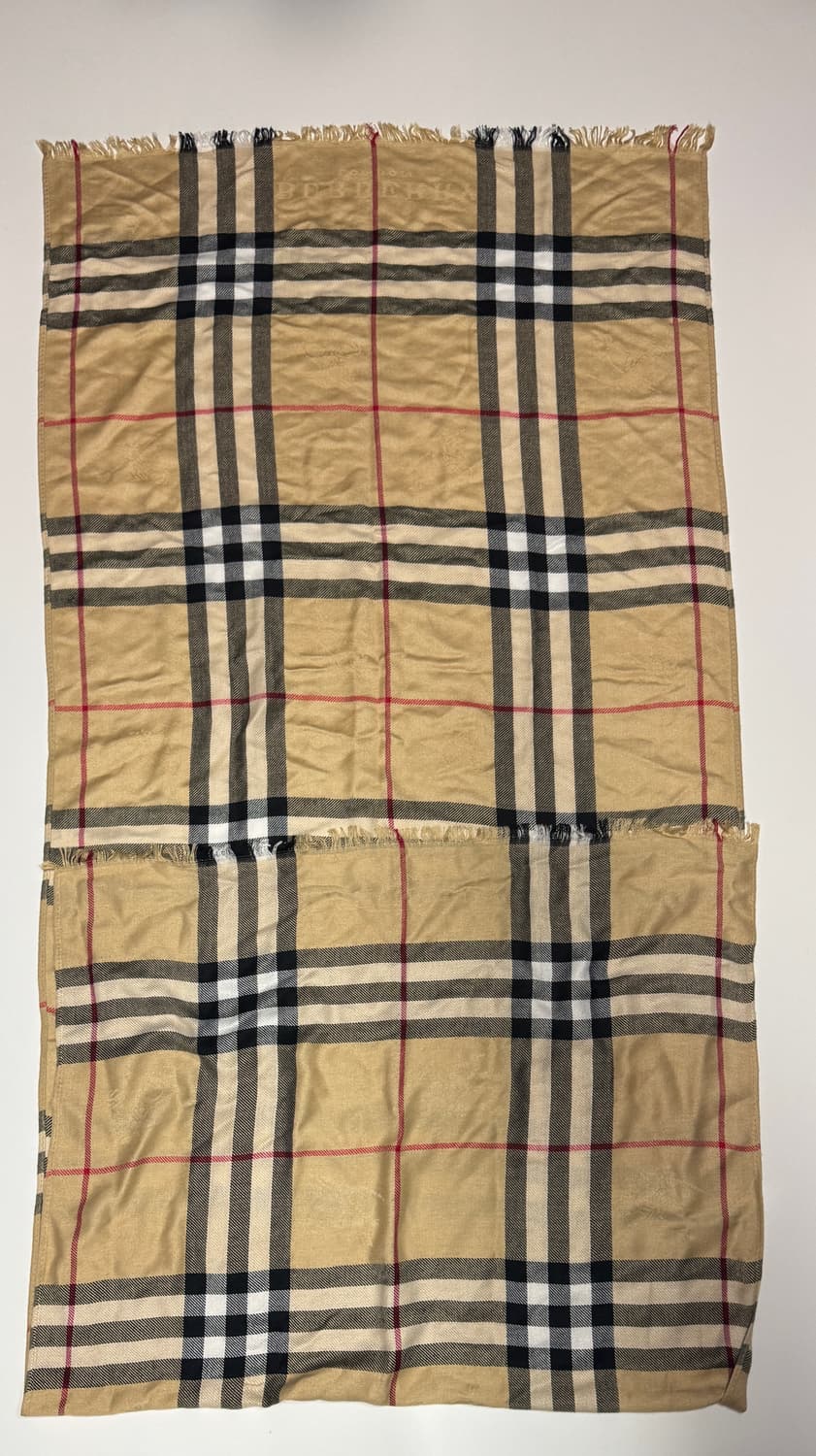 버버리 런던 커스텀 빅 사이즈 시그니처 체크 머플러 상품이미지4