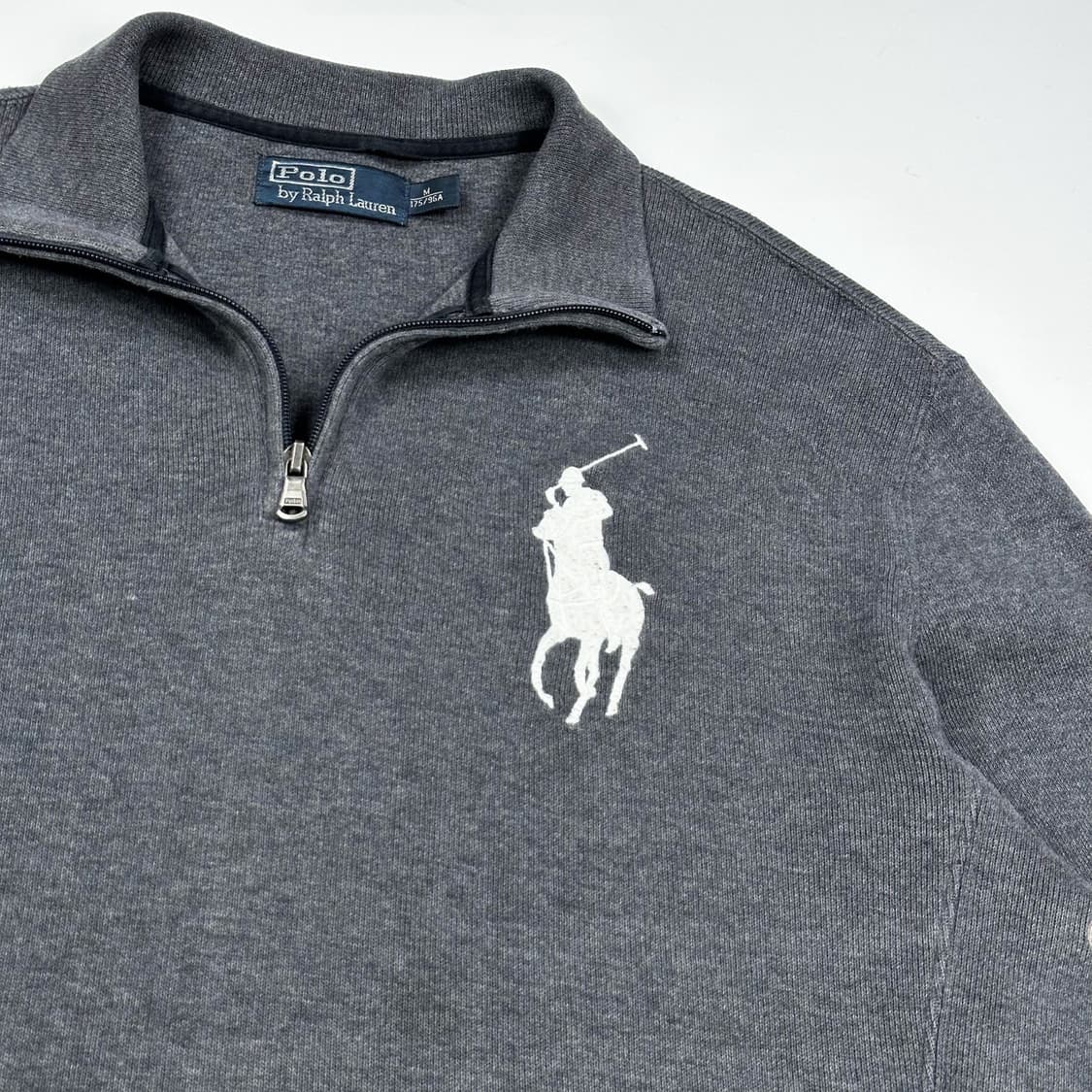 폴로 랄프로렌 포니 스키 차콜 반집업 니트 (실측 L) 상품이미지3