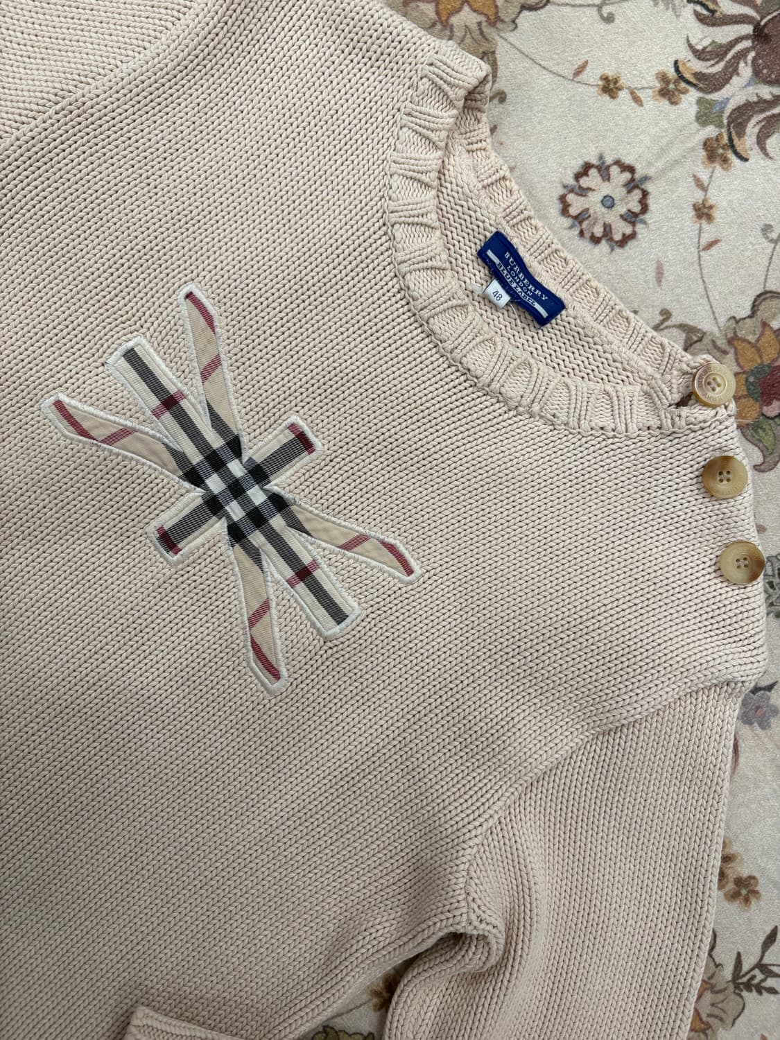 버버리 노바체크 유니온잭 니트 상품이미지3