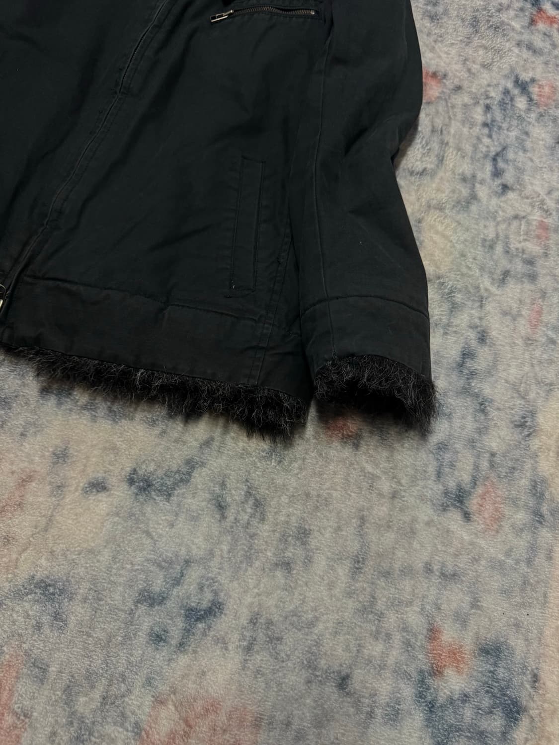 Boycott crow fur trimming jacket 상품이미지6