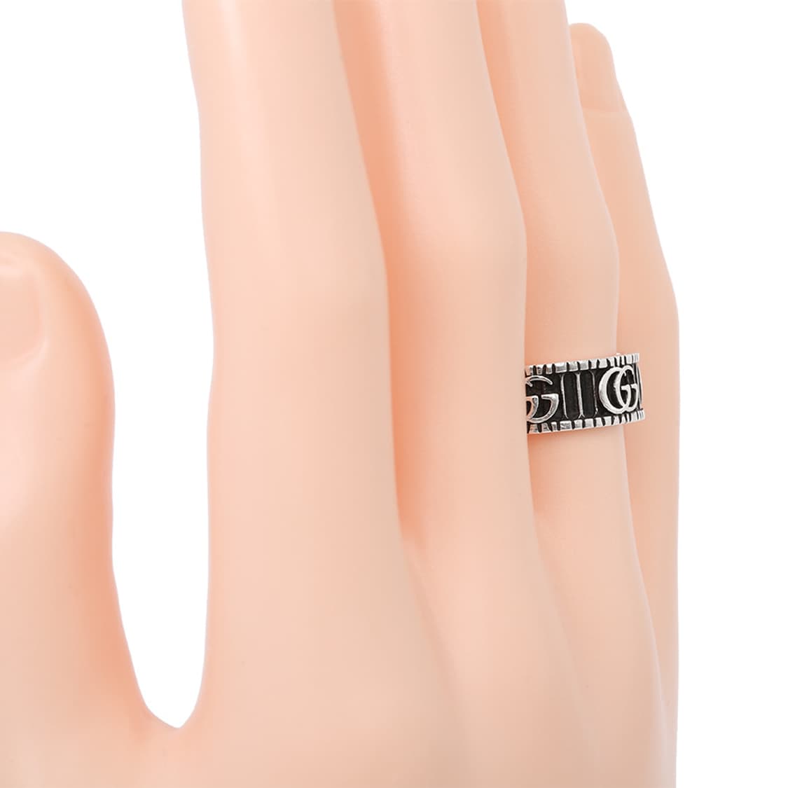 구찌 실버 반지 GG 마몽 더블 G 실버링 21호 551899 상품이미지5
