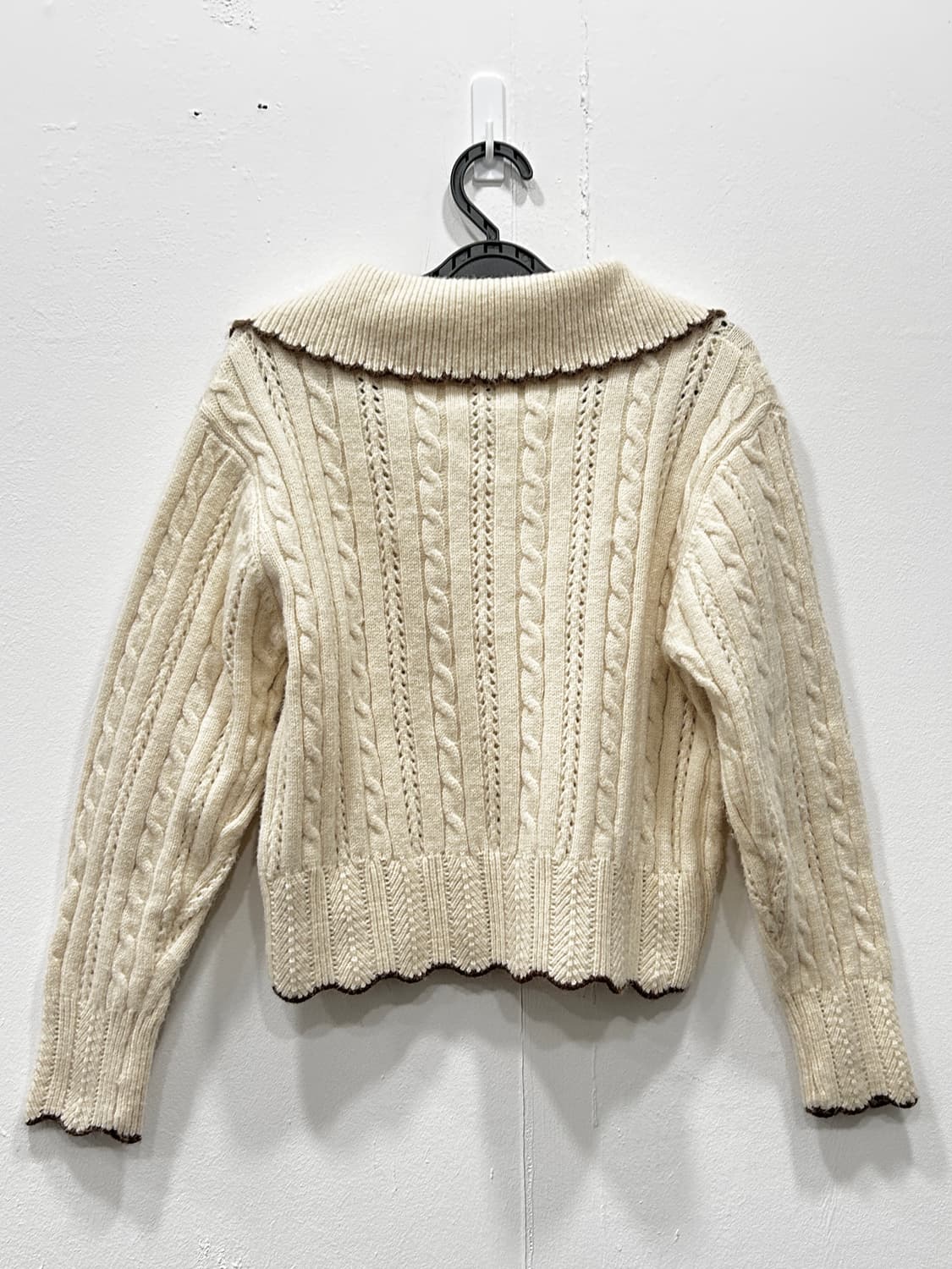 오조크 OZOC 세일러 케이프 니트 가디건 상품이미지2