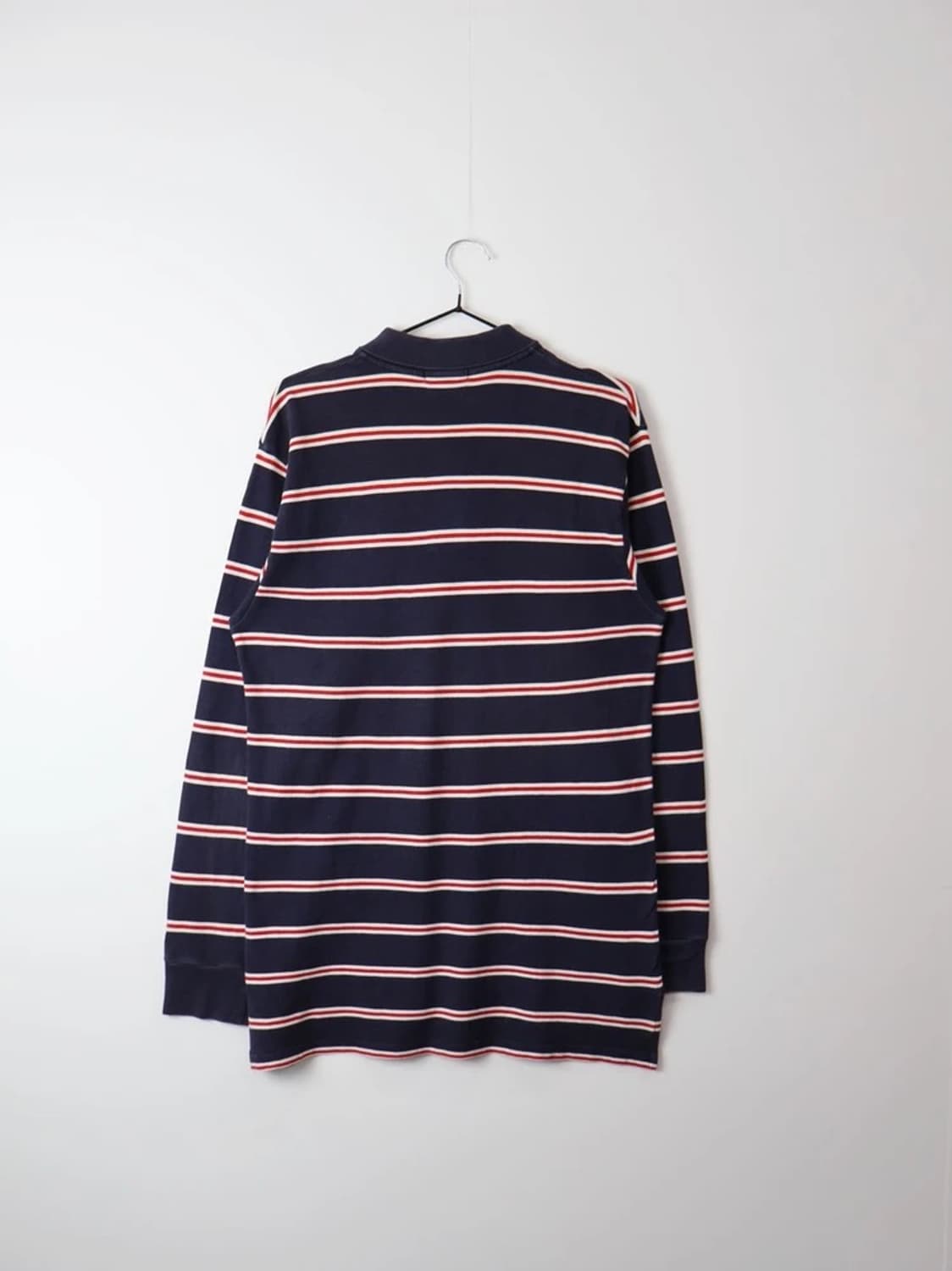 Polo Stripe Rugby Long Sleeve Navy 상품이미지4