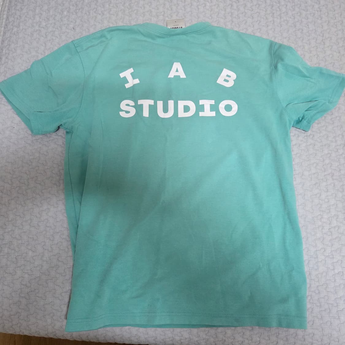 IAB Studio T shirt Aqua green color (L) 상품이미지2