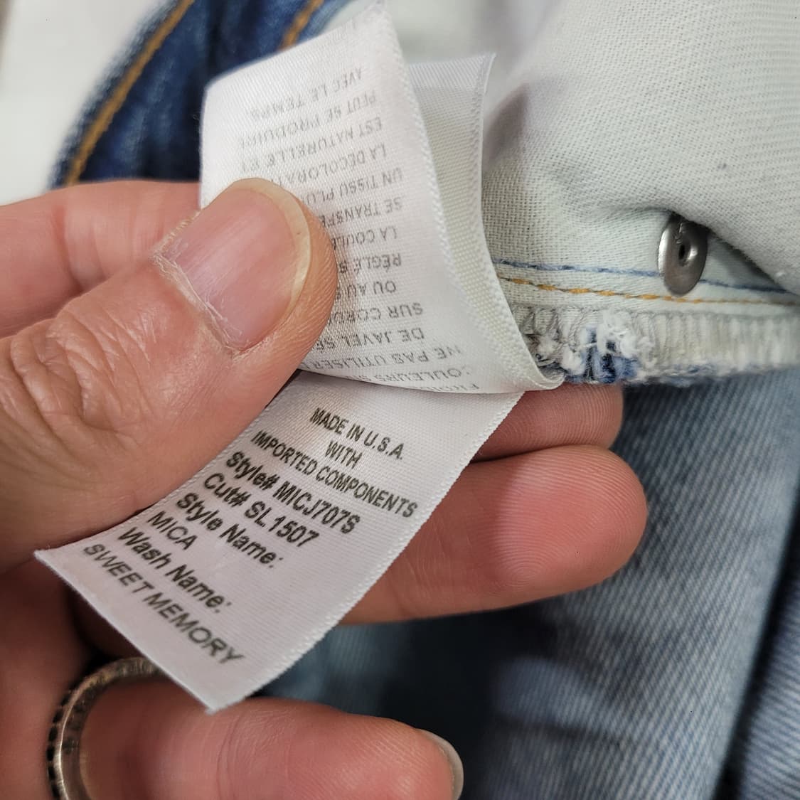 SLVRLAKE 실버레이크 데님 와이드 팬츠 청바지 (USA) 상품이미지7