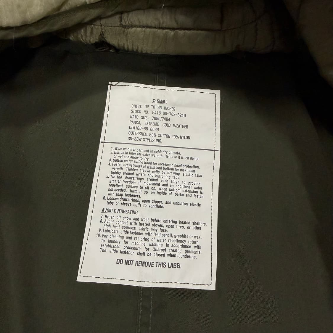 M-65 피쉬테일 야상 개파카 자켓 상품이미지10