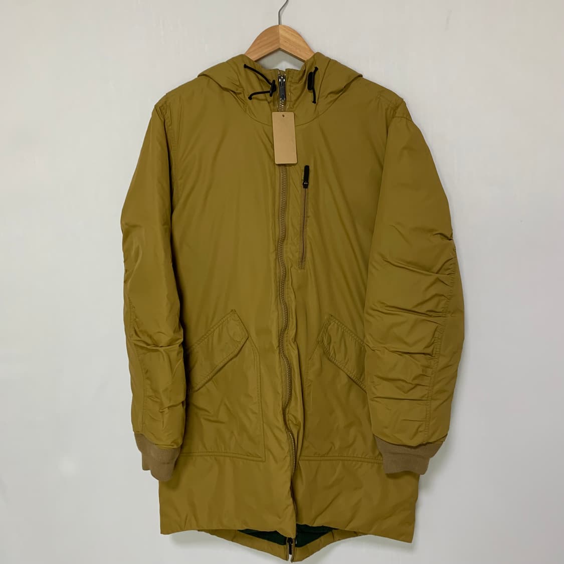 조던 옐로우 카키 후드 바람막이 패딩 빈티지 M 상품이미지2