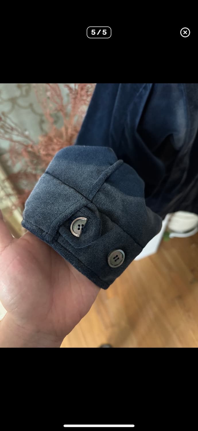 지용킴 쉘카라 벨벳 자켓 L사이즈 상품이미지3