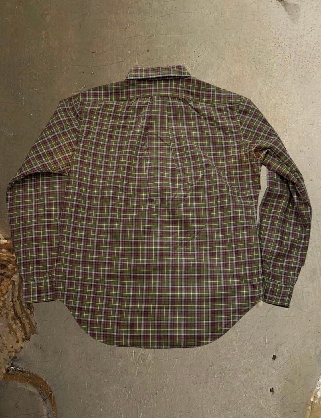 폴로 체크 남방 상품이미지3