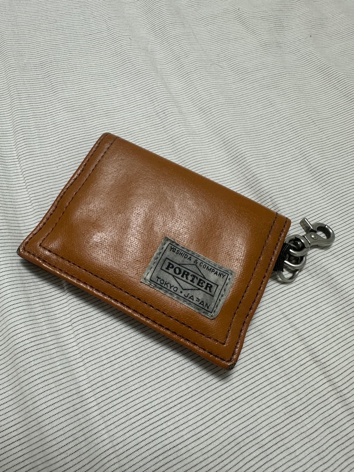 요시다포터 프리스타일 코인케이스 카멜 상품이미지1