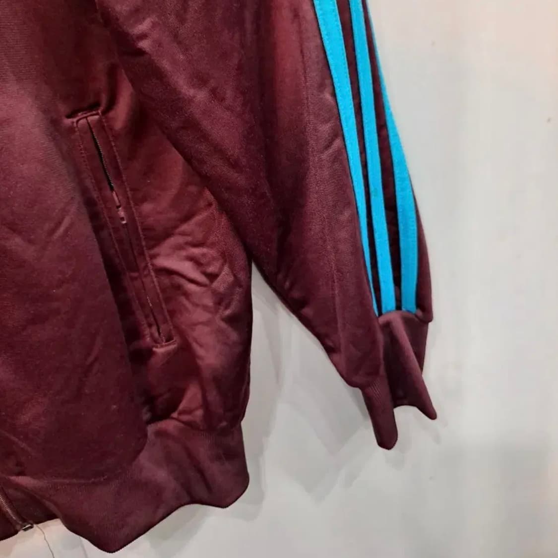 아디다스 파이어버드 버건디마룬민트 져지 상품이미지3