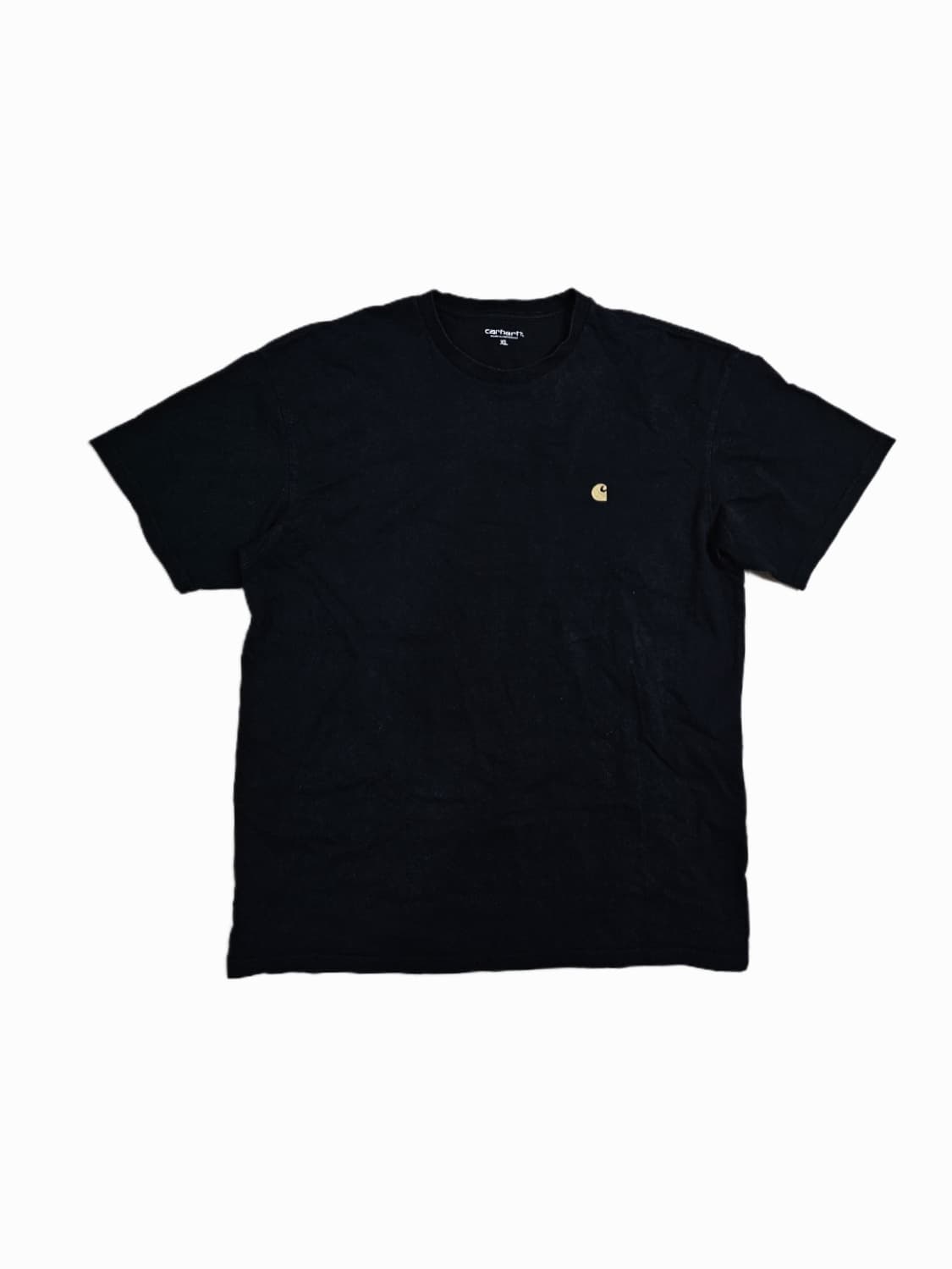 [XL] 칼하트 WIP S/S 체이스 로고 반팔 티셔츠 (블랙) 상품이미지1