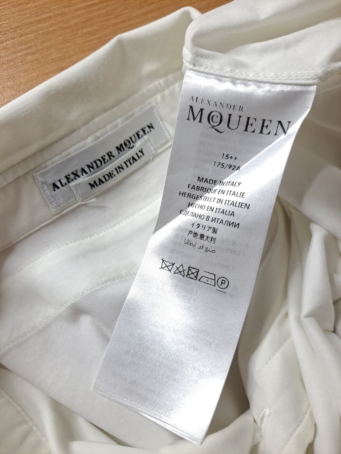 MCQUEEN 알렉산더 맥퀸 - 버클 하네스 실크 셔츠 95 상품이미지8