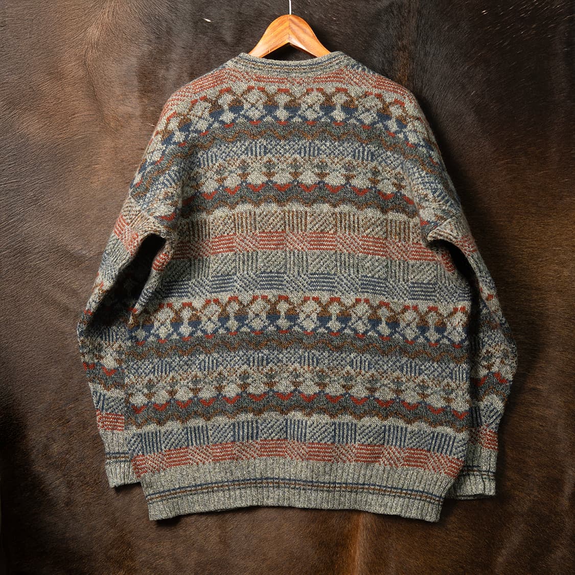 [110] 80s~ Clan Royal 스코틀랜드 셔틀랜드 울 니트  상품이미지3