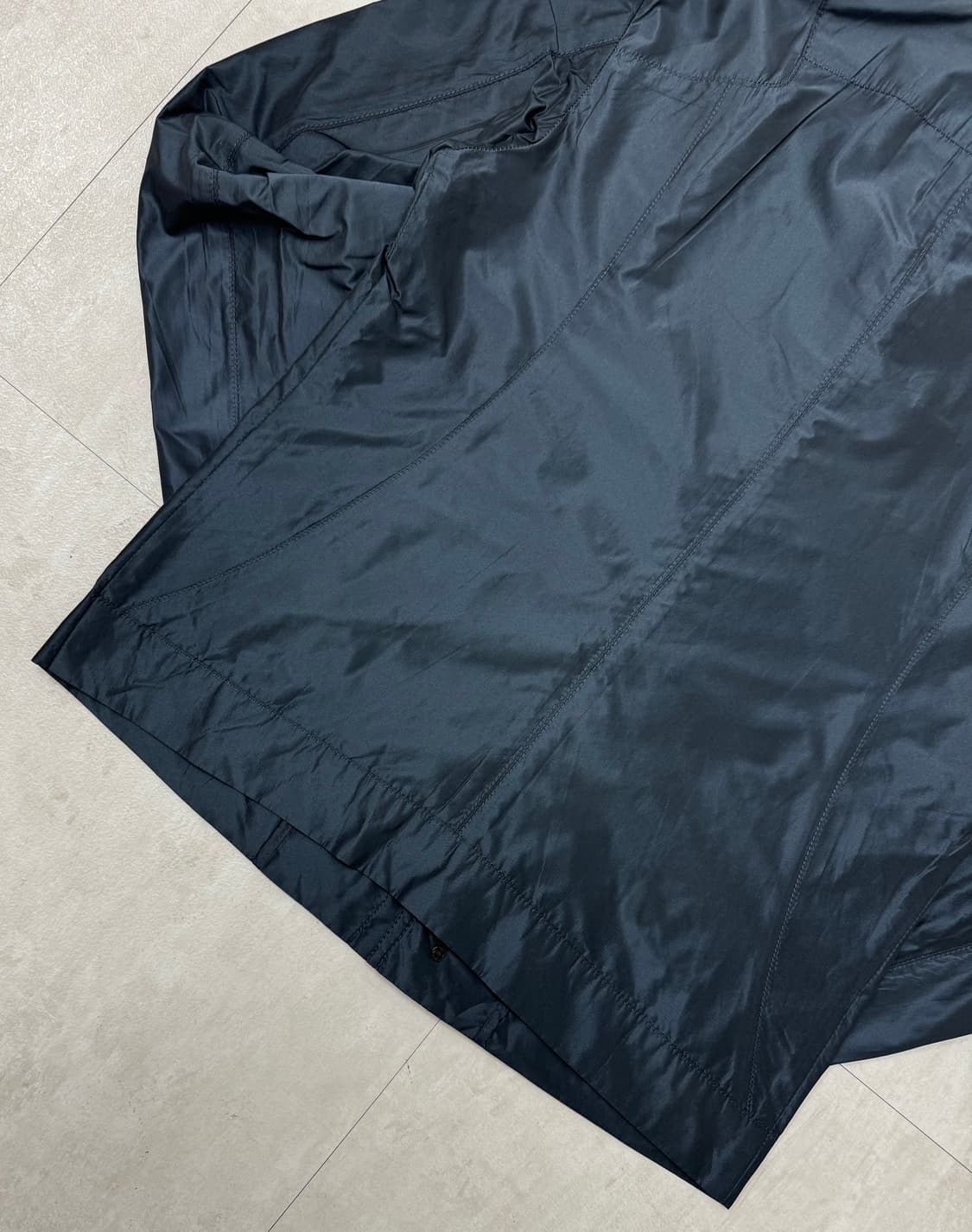 •SOLID HOMME 네이비 폴리에스터 반집업 자켓 상품이미지8