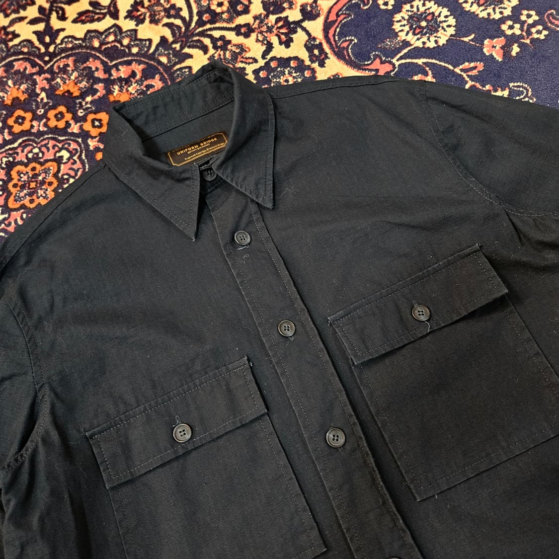 유니폼브릿지 립스타 퍼티그 워크셔츠 M size 상품이미지2